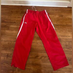 Under Armour Red Track Pants